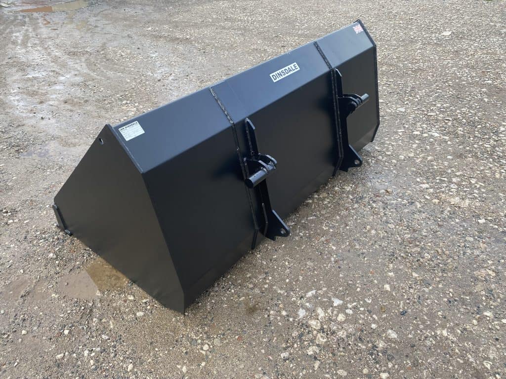High-quality black excavator bucket with reinforced steel, suitable for industrial demolition and construction.