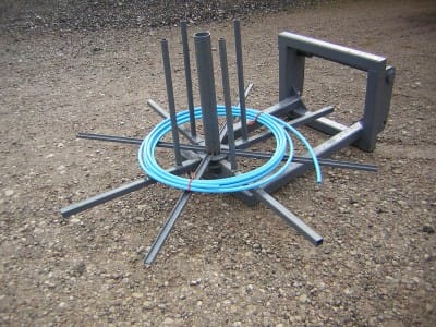 Highly durable rebar cutting tool for construction projects.